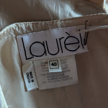 Load image into Gallery viewer, 90s Vintage Pale Yellow Striped Paisley Vest