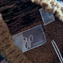 Load image into Gallery viewer, 80s/90s Vintage Plus Size Brown Acrylic Knit Sweater
