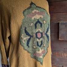 Load image into Gallery viewer, 80s/90s Vintage Plus Size Brown Acrylic Knit Sweater