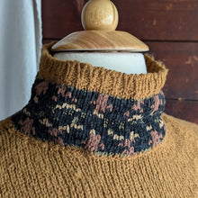 Load image into Gallery viewer, 80s/90s Vintage Plus Size Brown Acrylic Knit Sweater
