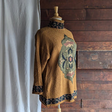 Load image into Gallery viewer, 80s/90s Vintage Plus Size Brown Acrylic Knit Sweater