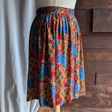 Load image into Gallery viewer, 90s Vintage Button-Front Rayon Blend Skirt