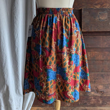 Load image into Gallery viewer, 90s Vintage Button-Front Rayon Blend Skirt