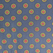 Load image into Gallery viewer, 90s Vintage Navy and Red Pleated Rayon Maxi Skirt