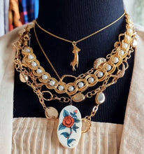 Load image into Gallery viewer, Dainty Brass Idle Hand Pendant