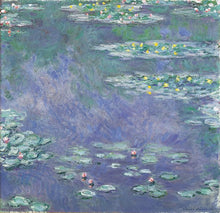 Load image into Gallery viewer, "Water Lilies" Printed Art Tights