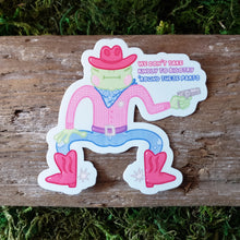 Load image into Gallery viewer, Anti-Bigotry Frog Vinyl Sticker πΈπ³οΈβπ
