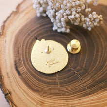 Load image into Gallery viewer, Black Cat Nap Enamel Pin