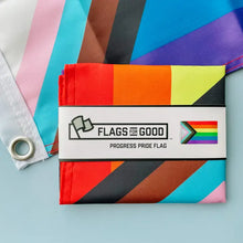 Load image into Gallery viewer, Progress Lgbtq+ Pride Flag