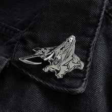 Load image into Gallery viewer, Gustave Dore Death Grim Reaper Enamel Pin