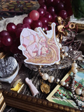 Load image into Gallery viewer, Rose Quartz Snail Vinyl Sticker