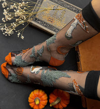 Load image into Gallery viewer, Magick Spell Sheer Socks