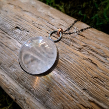 Load image into Gallery viewer, Clear Quartz Sphere Pendant
