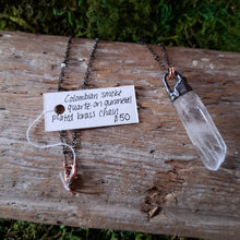 Load image into Gallery viewer, Copper and Clear Quartz Pendant
