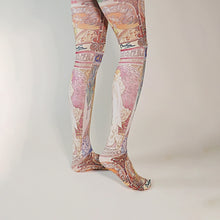 Load image into Gallery viewer, "Alphonse Mucha" Printed Art Tights