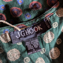 Load image into Gallery viewer, 90s Vintage Green Twill Pinafore Dress