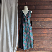 Load image into Gallery viewer, 90s Vintage Green Twill Pinafore Dress