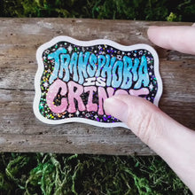 Load and play video in Gallery viewer, "Transphobia Is Cringe" Sticker