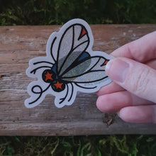 Load and play video in Gallery viewer, Sparkly Fly Vinyl Sticker