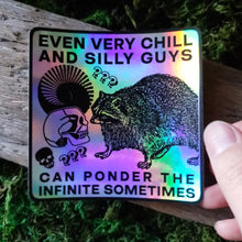 Load and play video in Gallery viewer, "Ponder the Infinite" Holographic Sticker