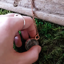 Load and play video in Gallery viewer, Clear Quartz Sphere Pendant