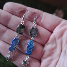 Load and play video in Gallery viewer, Shiny Fish Beaded Earrings