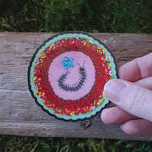 Load and play video in Gallery viewer, Centipede Rosette Vinyl Sticker