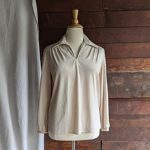 Load image into Gallery viewer, 70s Vintage Plus Size Polyester Knit Blouse