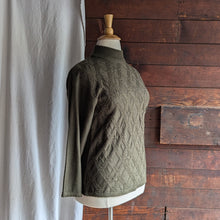 Load image into Gallery viewer, 90s Vintage Olive Green Wool Blend Sweater