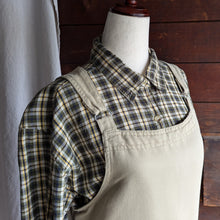 Load image into Gallery viewer, Vintage Tan and Green Plaid Cotton Shirt
