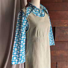 Load image into Gallery viewer, 70s Vintage Semi-Sheer Teal Shirt