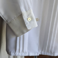 Load image into Gallery viewer, 90s Vintage White Long Sleeve Boxy Blouse