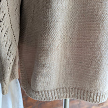 Load image into Gallery viewer, 90s Vintage Cream Embroidered Floral Cardigan