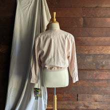 Load image into Gallery viewer, 80s/90s Vintage Light Pink Gingham Cropped Jacket