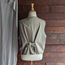 Load image into Gallery viewer, 90s Vintage Plus Size Khaki Embroidered Twill Vest