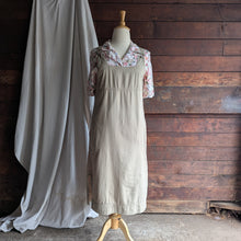 Load image into Gallery viewer, 90s Vintage Khaki Twill Overall Dress