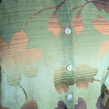Load image into Gallery viewer, Y2K Vintage Plus Size Green Sheer Button Up Shirt