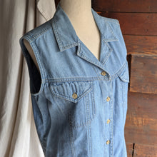 Load image into Gallery viewer, 90s Vintage Denim Sleeveless Top