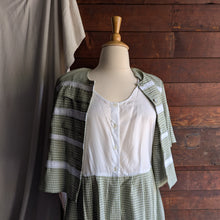 Load image into Gallery viewer, 90s Vintage Plus Size Layered Gingham Dress