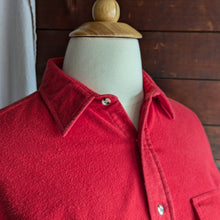 Load image into Gallery viewer, 80s/90s Vintage Mens Red Chamois Flannel