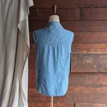 Load image into Gallery viewer, 90s Vintage Denim Sleeveless Top
