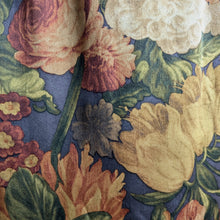 Load image into Gallery viewer, 90s Vintage Earthy Floral Satin Silk Skirt