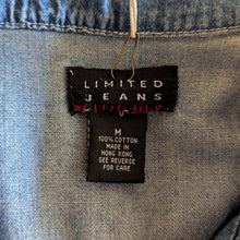 Load image into Gallery viewer, 90s Vintage Maxi Denim Shirt Dress