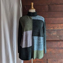 Load image into Gallery viewer, 90s/Y2K Plus Size Colorblock Knit Sweater