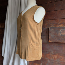 Load image into Gallery viewer, 90s Vintage Long Tan Vest