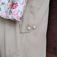 Load image into Gallery viewer, 90s Vintage Khaki Twill Overall Dress