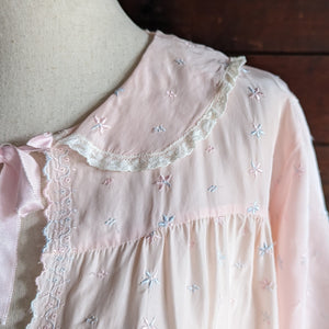 Vintage Homemade Pink Bed Jacket
