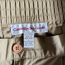 Load image into Gallery viewer, 90s Vintage Pleat-Front Khaki Safari Midi Skirt