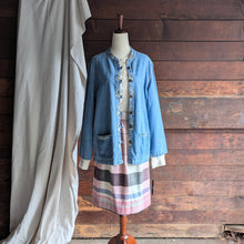 Load image into Gallery viewer, 90s Vintage Embroidered Denim Jacket