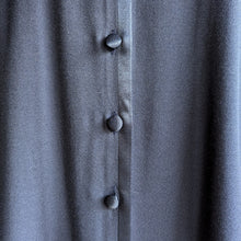 Load image into Gallery viewer, 90s Vintage Plus Size Dressy Navy Rayon Blend Coat